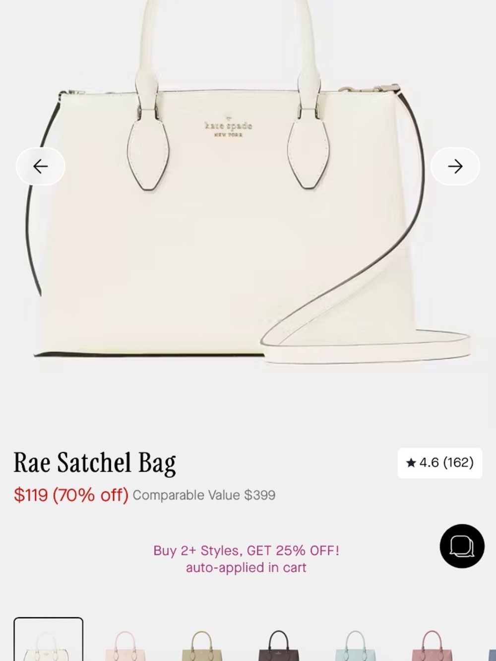 Kate spade Rae satchel bag - Picture 8 of 8
